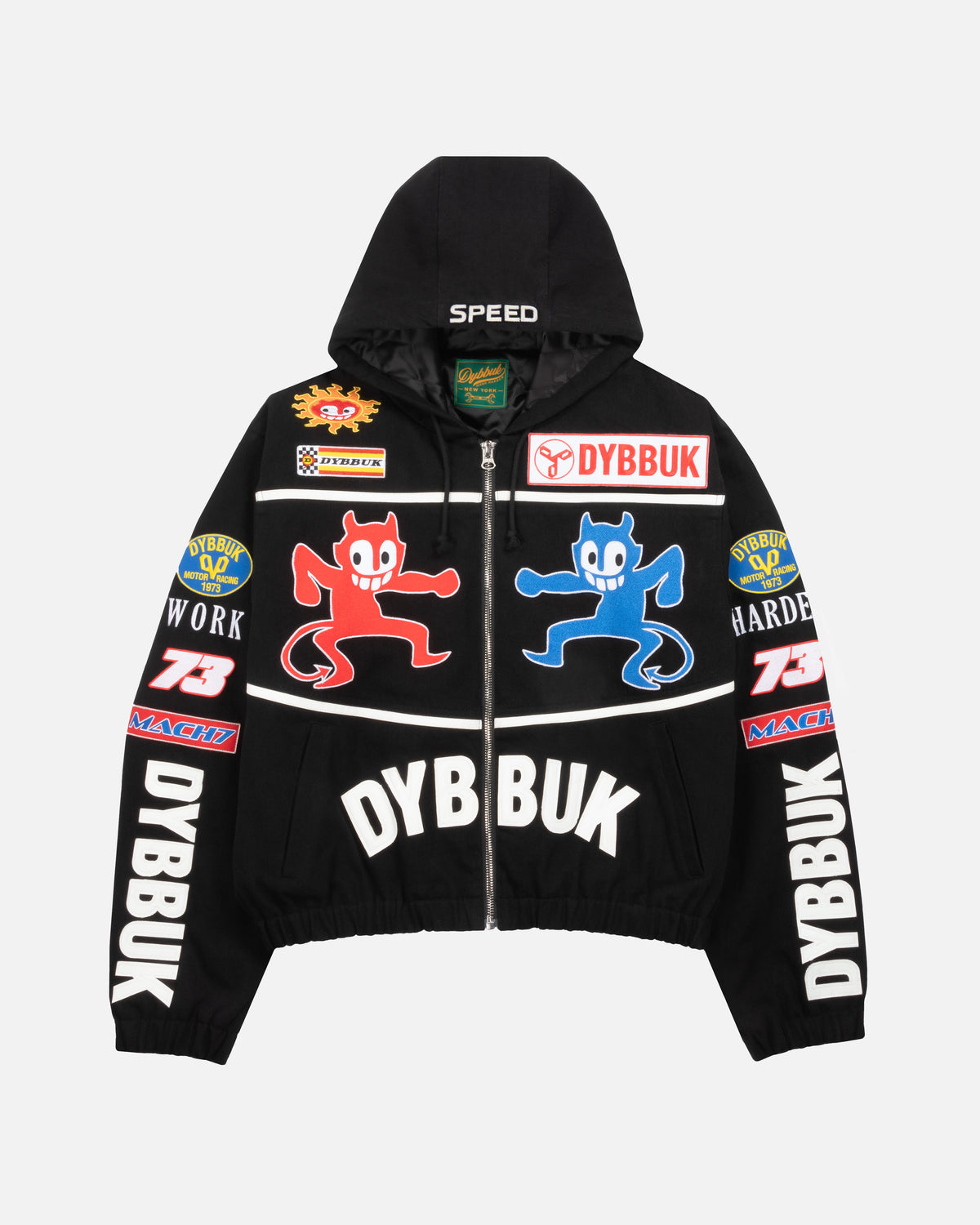 SPEED DEMON JACKET (BLACK DENIM)