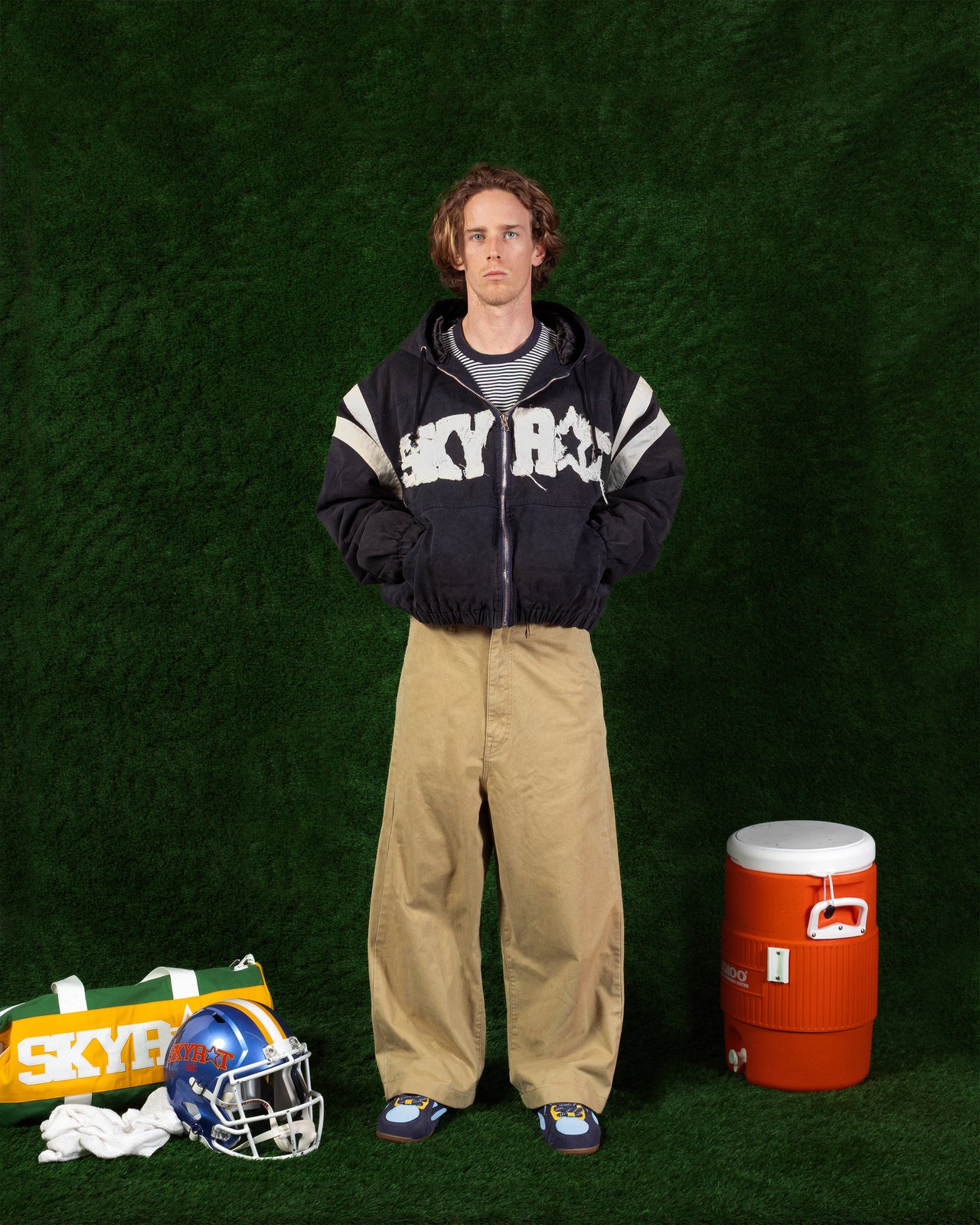 JERSEY JACKET (NAVY)