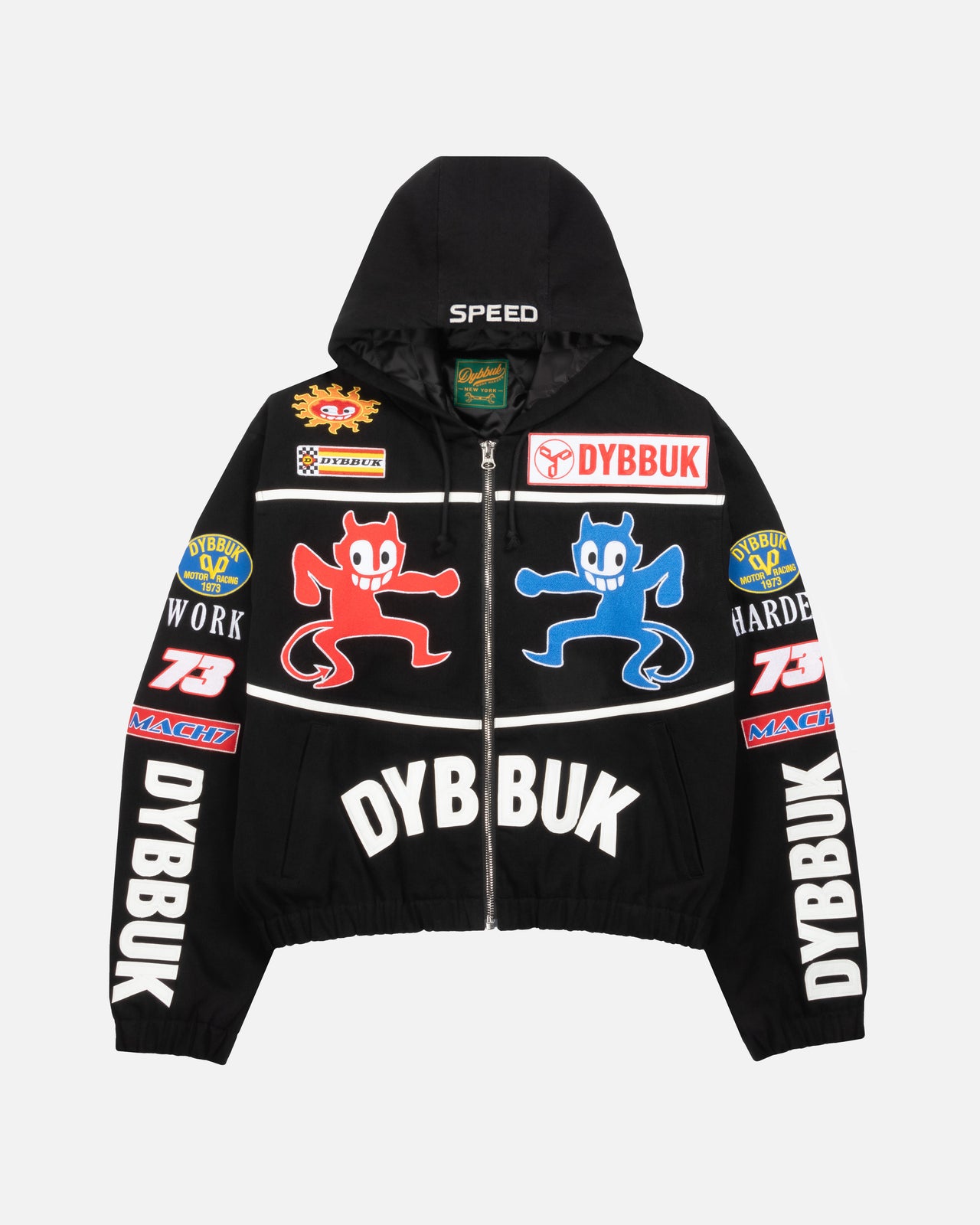 SPEED DEMON JACKET (BLACK DENIM)