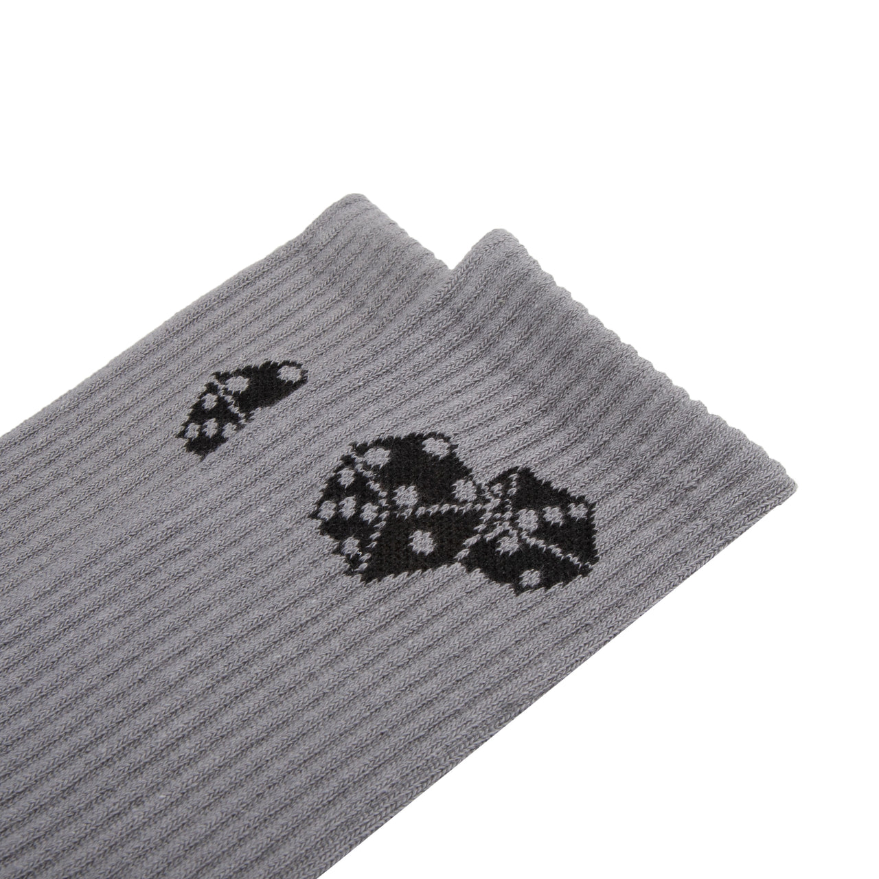 DICE LOGO SOCKS (GREY/BLACK)